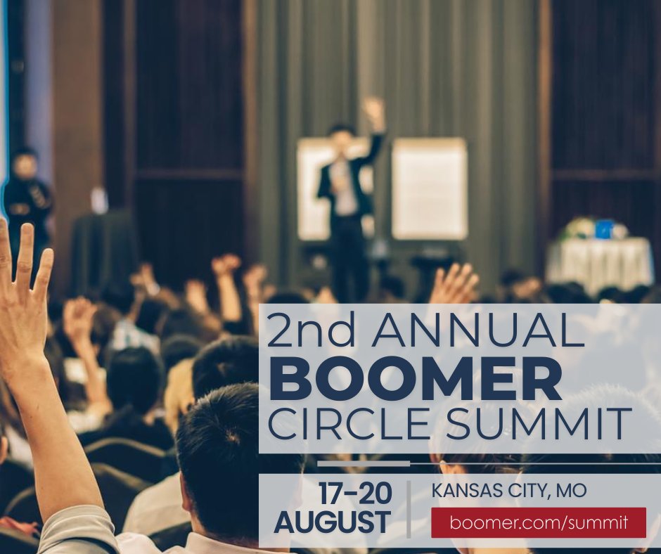 Bags packed, goals set, questions ready. Let’s do this. The Boomer Circle Summit kicks off tomorrow!

Learn More: boomer.com/summit 
#BoomerCircleSummit