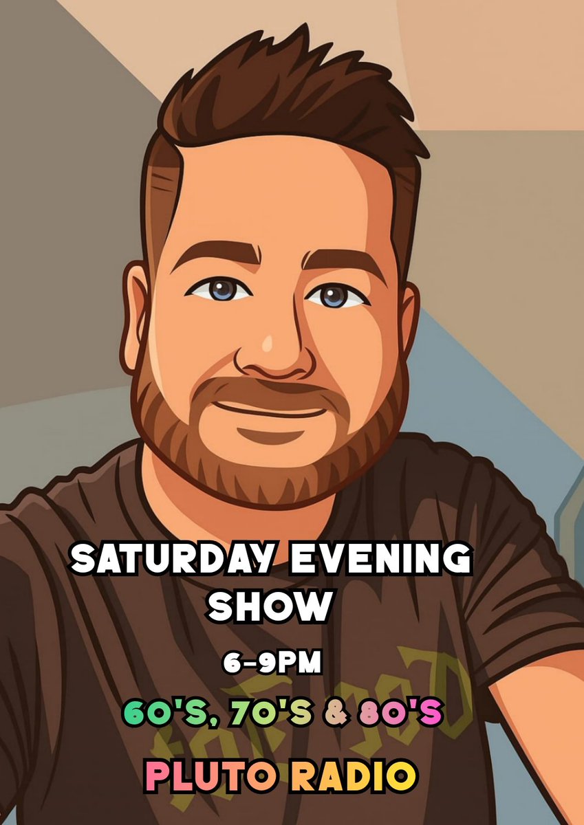Chris @plutoradiouk🎙🎶 (@chrisplutoradio) on Twitter photo ☀️ Join me in a bit for the #SaturdayEveningShow from 6️⃣-9️⃣ on <a href="/PlutoRadioUK/">Pluto Radio</a> 🎶🌞 Some cracking tunes spanning the 60's, 70's & 80's with the usual nonsense & crap from myself in-between!🎙🎧 😁 Listen by asking Alexa to enable the Pluto Radio skill or ➡️ plutoradio.co.uk/on-air/ways-to… ☀️ Join me in a bit for the #SaturdayEveningShow from 6️⃣-9️⃣ on <a href="/PlutoRadioUK/">Pluto Radio</a> 🎶🌞 Some cracking tunes spanning the 60's, 70's & 80's with the usual nonsense & crap from myself in-between!🎙🎧 😁 Listen by asking Alexa to enable the Pluto Radio skill or ➡️ plutoradio.co.uk/on-air/ways-to…
