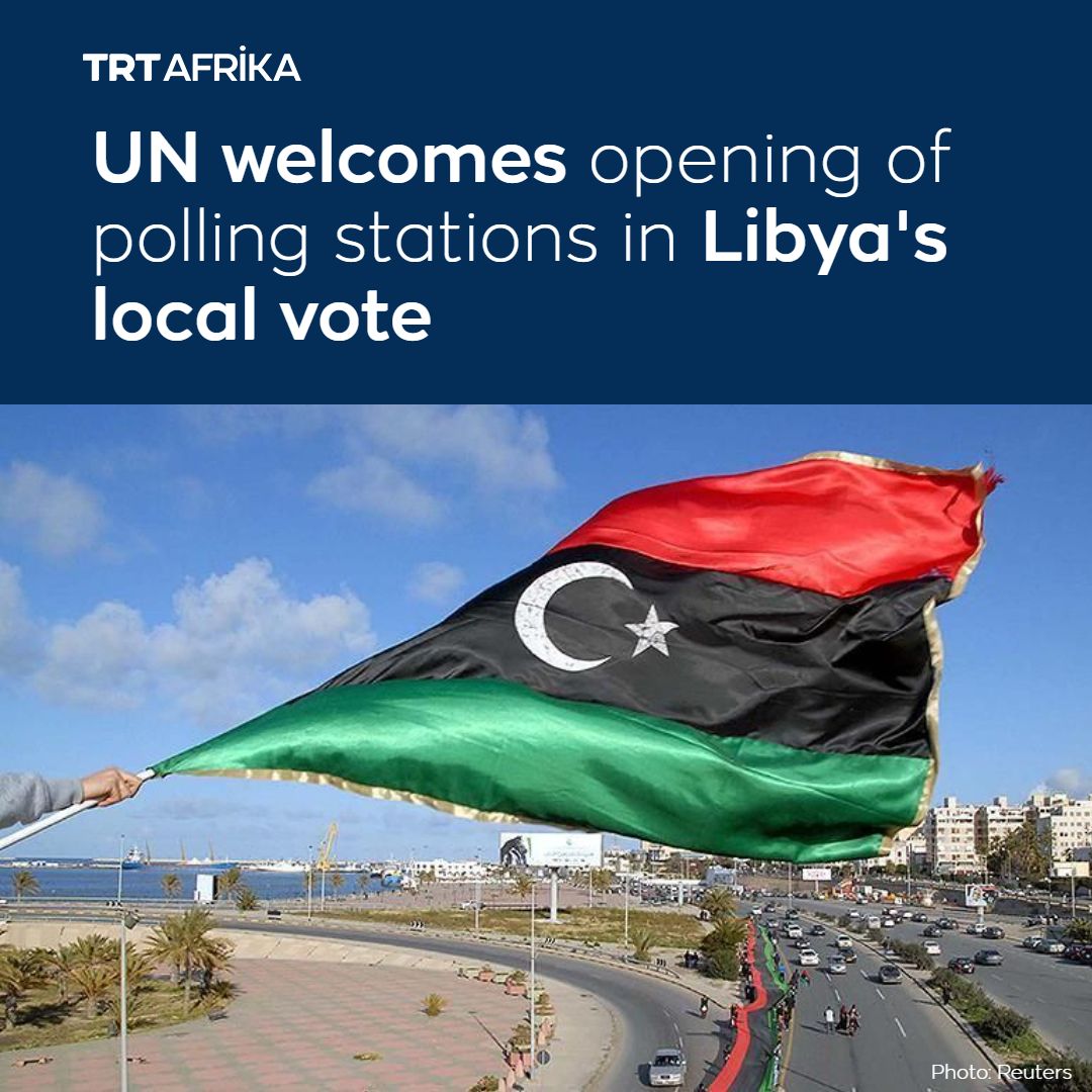 UN mission in Libya welcomes the opening of polling stations in 26 municipalities across the country in local council elections, voices concern over suspended polls in several municipalities

Read more 👇

trt.global/afrika-english…