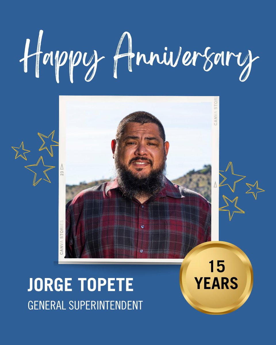 Please join us in celebrating Jorge's 15 year anniversary here on Team PRAVA! Thank you, Jorge, for your hard work, dedication, and commitment to the Team! We appreciate all you do for us! Cheers to many more!