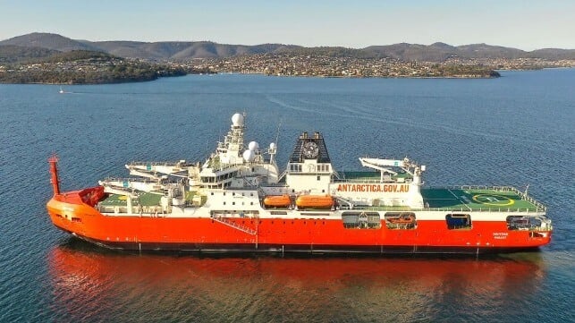 Mar_Ex's tweet photo. Australian Icebreaker Nuyina to Visit Remote Islands for Scientific Mission

 #Nuyina #AustralianScience #RemoteIslands

https://t.co/VBaqLNSWww https://t.co/p3U09cLKqY