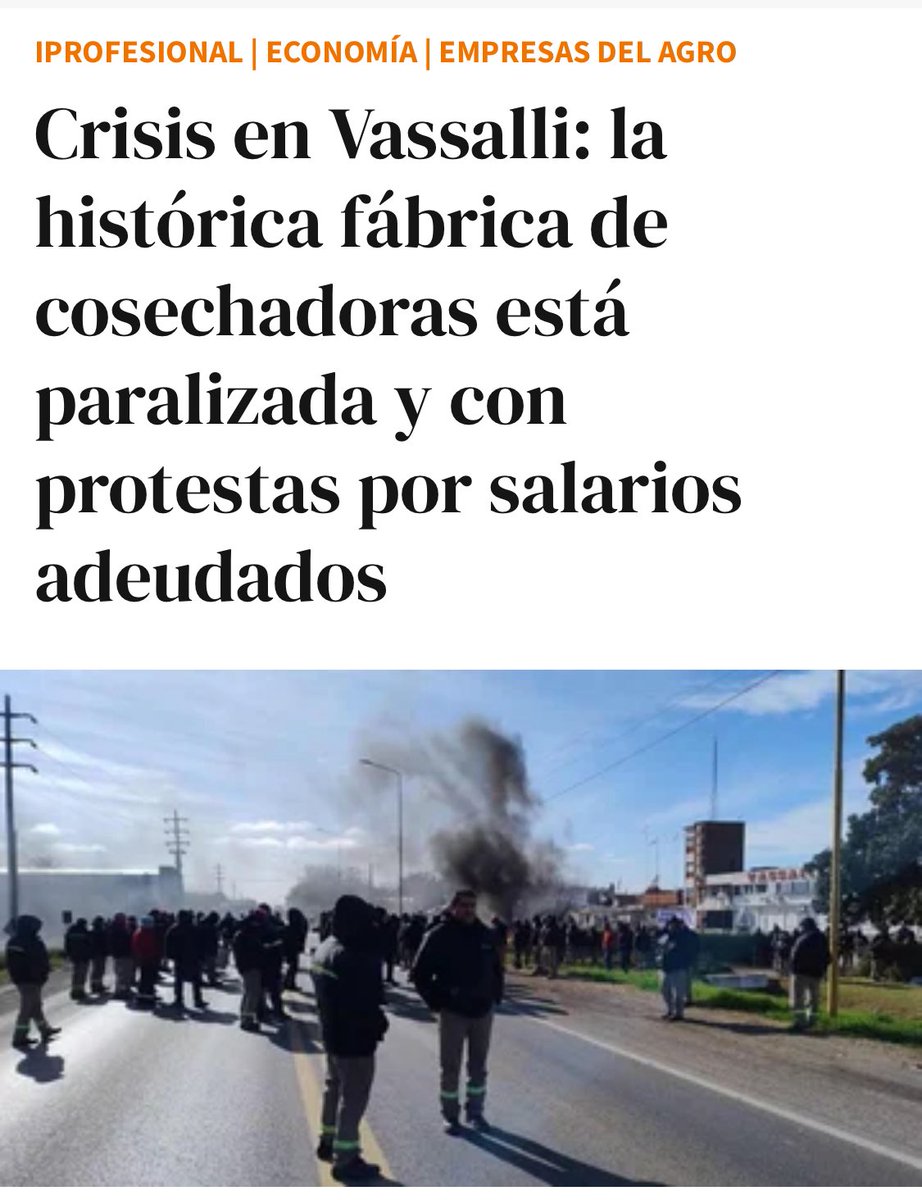 TavoCibreiro's tweet image. Recordemos que, gracias a otra desregulación de Sturzenegger, ahora se importan cosechadoras USADAS ! 
Grande Sturze!! Otro éxito, genio…