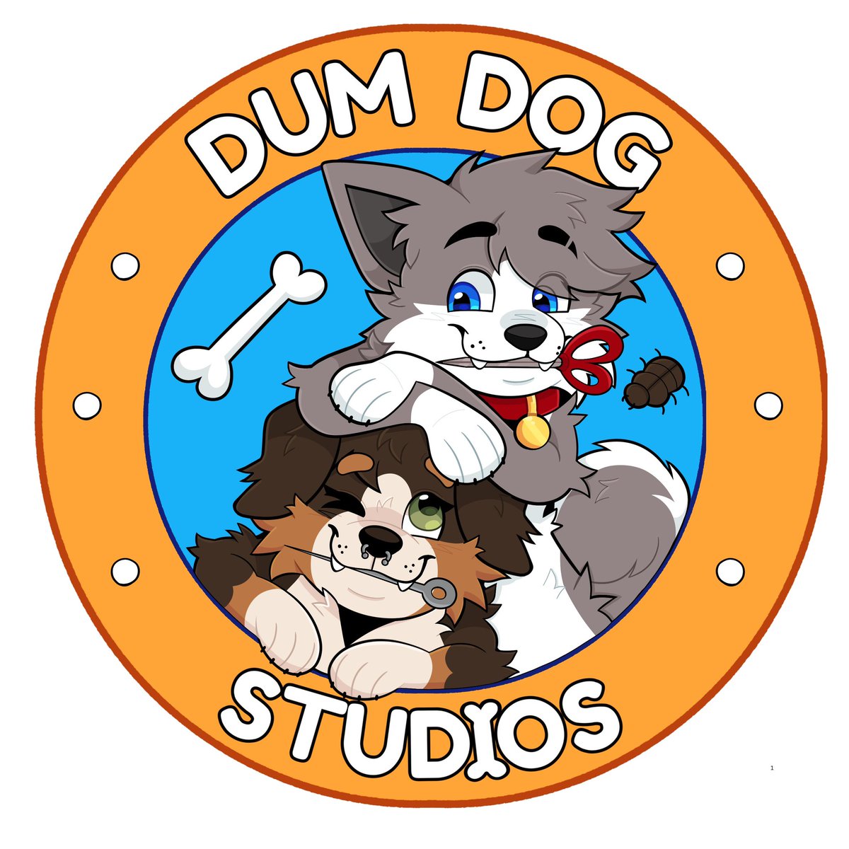 Logo comm I did for dumdogstudios over on bluesky !!