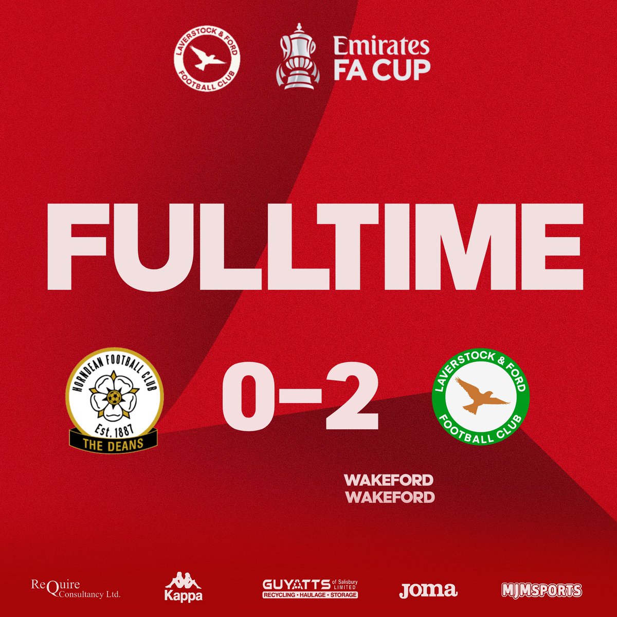 We are in the hat <a href="/EmiratesFACup/">Emirates FA Cup</a> <a href="/WessexLeague/">Velocity Wessex League</a>  
0-2 👊🏼⚽️