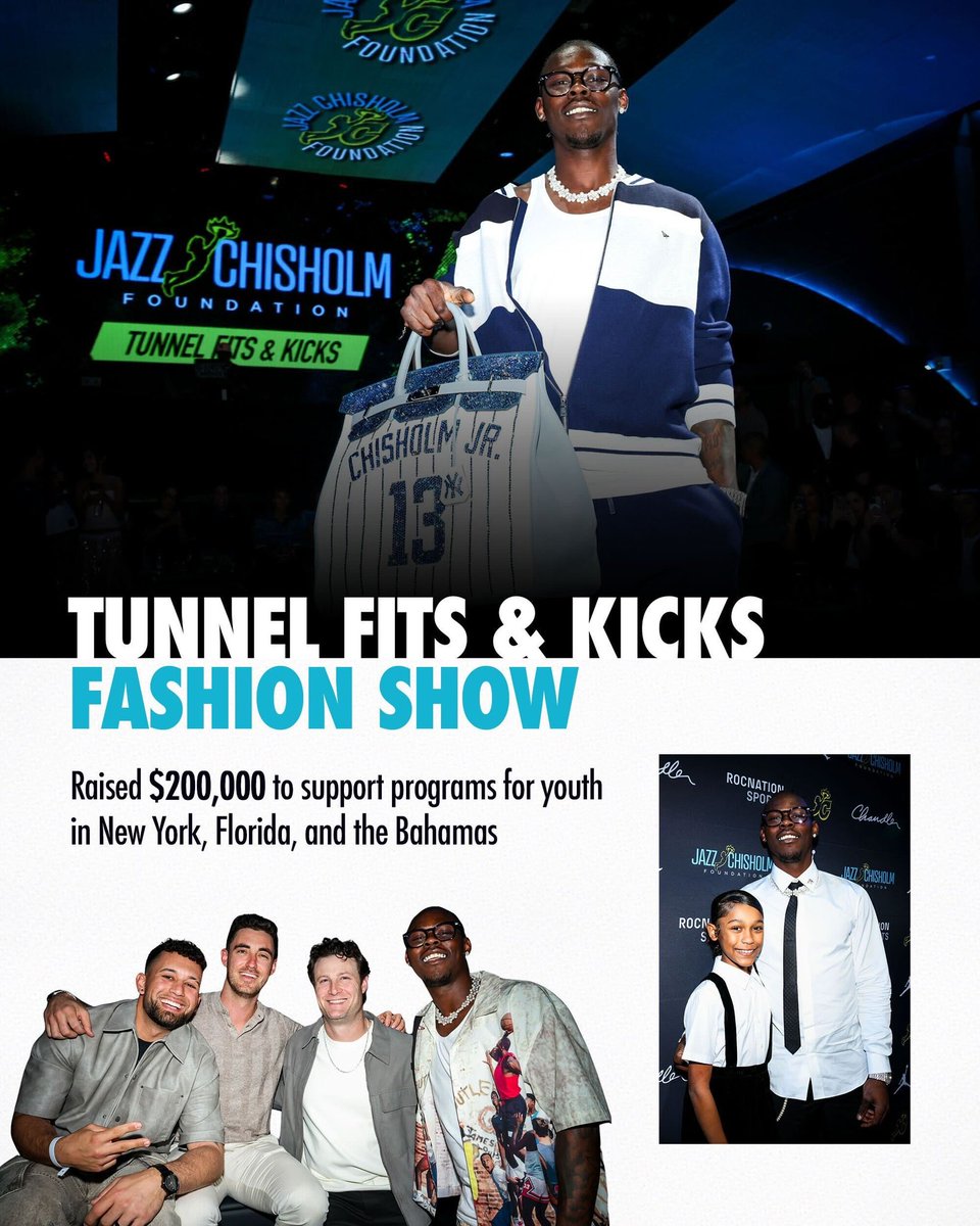 As part of #PlayersWeekend, we amplify the causes our players are passionate about. 

Today, we spotlight <a href="/j_chisholm3/">Jazz Chisholm Jr</a> and his work through the <a href="/jazzchisholmfdn/">Jazz Chisholm Foundation</a> 💙