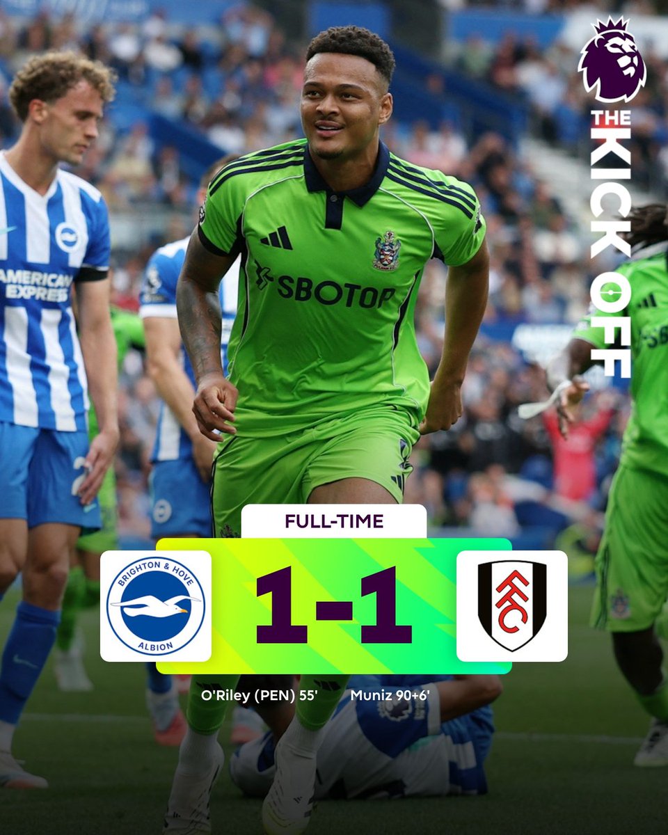 Rodrigo Muniz salvages a point for <a href="/FulhamFC/">Fulham Football Club</a> with just seconds left to play ⌛️

#BHAFUL