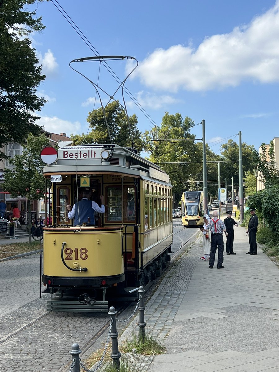 Mal wieder ein kurzer Blick zur #tram nach #Woltersdorf und es war ne Menge los 🥰