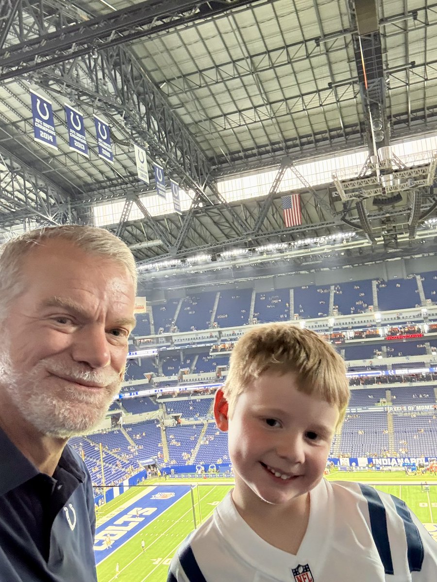 First #Colts game together. #GBvsIND