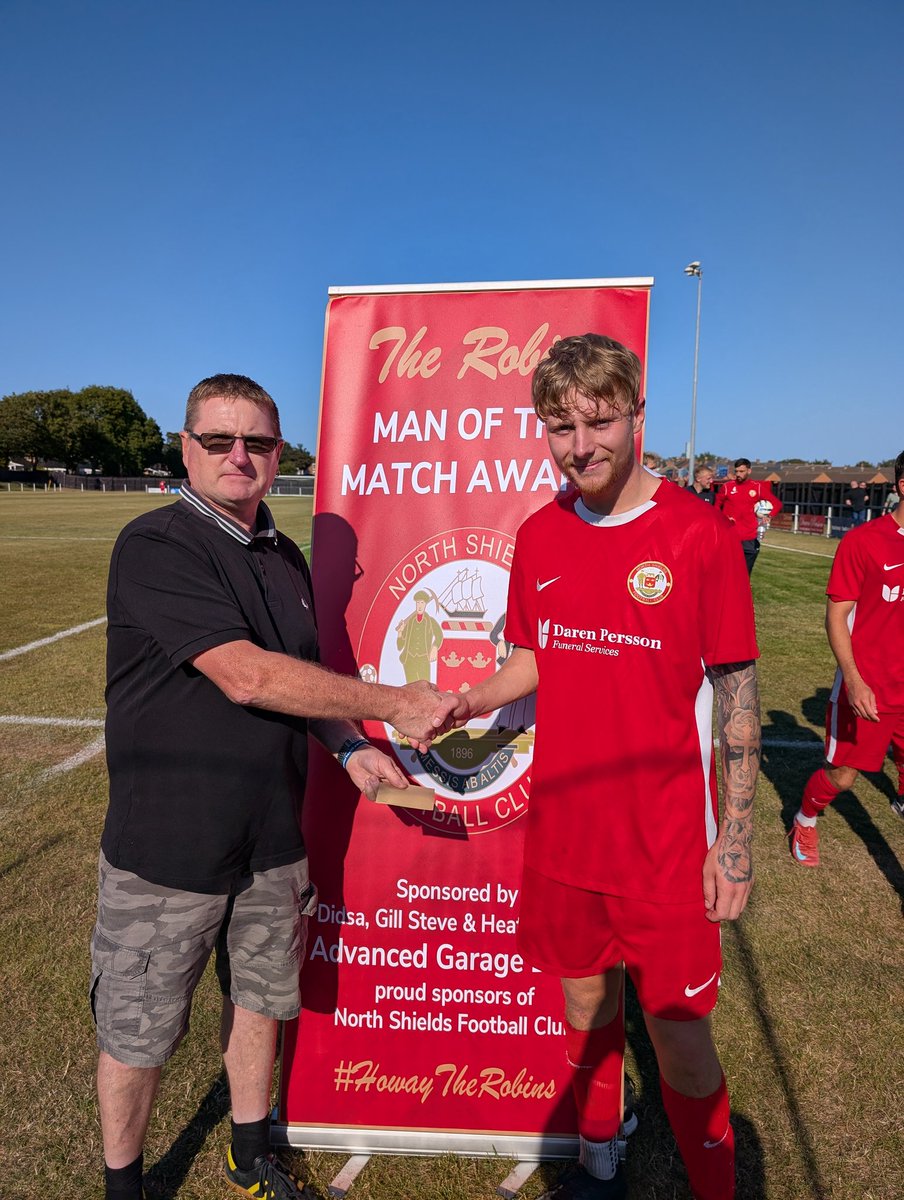 Advanced Garage Doors MOTM. 

Reece Wanless for his brilliant performance at left back in our 2-0 victory against West Allotment.

#HowayTheRobins
