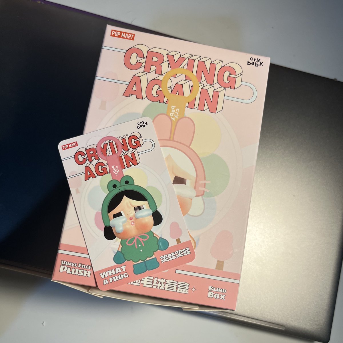 keonhobsessed's tweet photo. WTT / WANT TO TRADE ONLY POPMART ORI FRESH PULL

🌷 have: crybaby crying again what a frog 
🌷 want: crybaby crying again she’s alice
📎 prefer yg masih sealed foil ya, karena punyaku jg masih sealed foil 
📍depok https://t.co/96yFXwZlLB