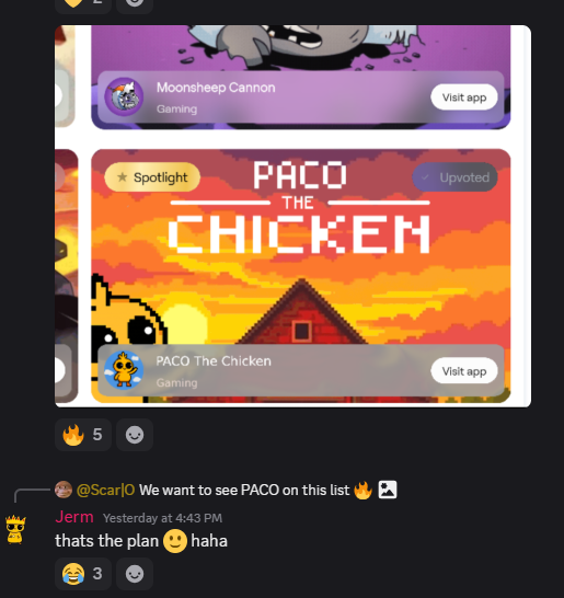 parad0x1010's tweet image. $PACO feels undervalued. Cute novel character on Abstract with the goal of getting their game featured on the app store.
@AbstractChain @PacoTheChicken