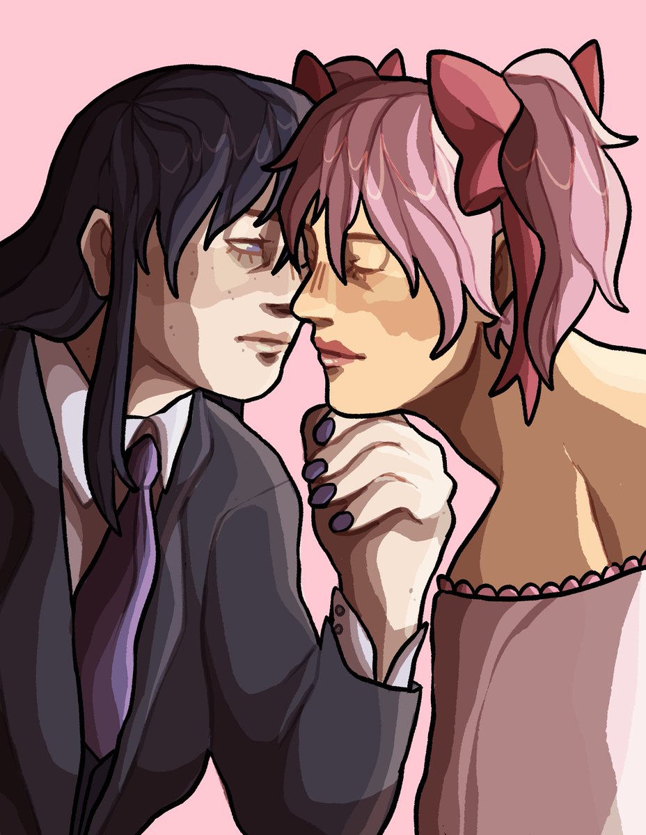 meduka_ebooks's tweet photo. Butch4femme Madohomu #MadokaMagica https://t.co/3WLPvwggIH