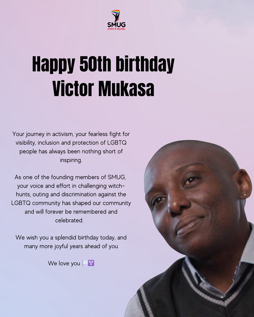 Happy 50th birthday to one of our founding members. 

We wish you a splendid birthday today, and many more joyful years ahead of you.
We love you 🏳️‍⚧️❤️.