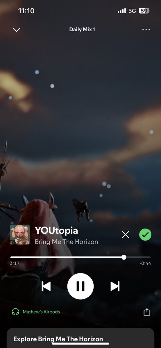 One of the best songs Ive heard in a long time. Pure emotion open.spotify.com/track/24l3mfIP…