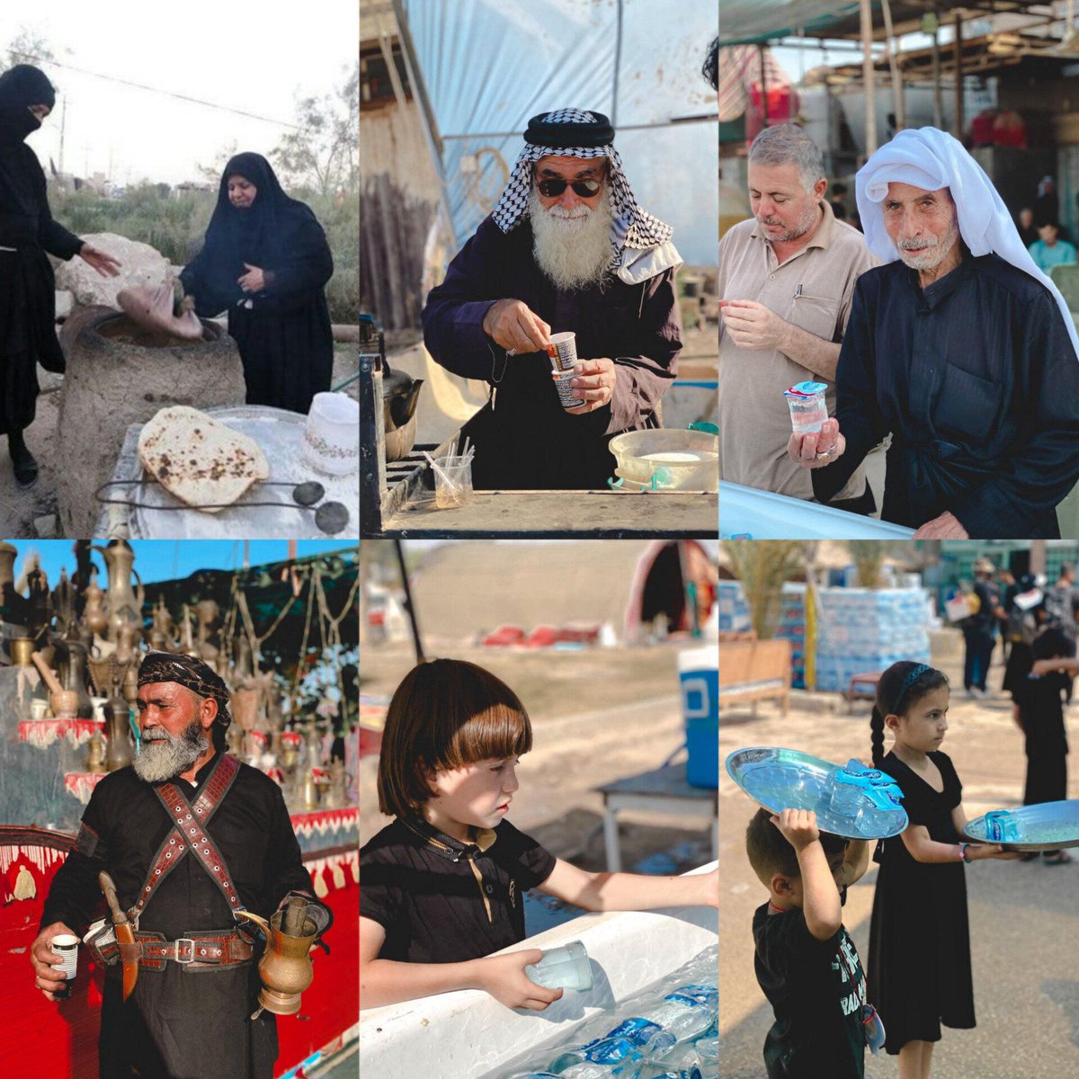 اربعین فقط عظمت قدم‌ها نیست؛
عظمت دل‌هایی است که برای حسین(ع) می‌تپد.
مردم عراق در اربعین، همان کرامتی را نشان می‌دهند که در کربلا از اباعبدالله(ع) به یادگار مانده؛ گذشت از جان و مال در راه میزبانی زائران عشق.
#شكرا_لخدام_الزوار