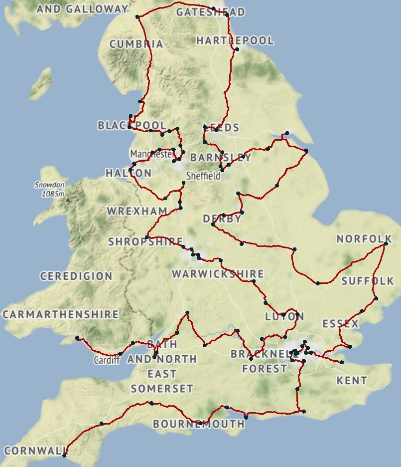 Xavier Wiggins (@justwiggo) on Twitter photo Day 15.
15 clubs visited. 346 miles done.
<a href="/AFCWimbledon/">AFC Wimbledon</a> still unbeaten while I'm walking💛💙
Worth a sponsor, Dons fans😆
crowdfunder.co.uk/p/walk-for-dlag Day 15.
15 clubs visited. 346 miles done.
<a href="/AFCWimbledon/">AFC Wimbledon</a> still unbeaten while I'm walking💛💙
Worth a sponsor, Dons fans😆
crowdfunder.co.uk/p/walk-for-dlag