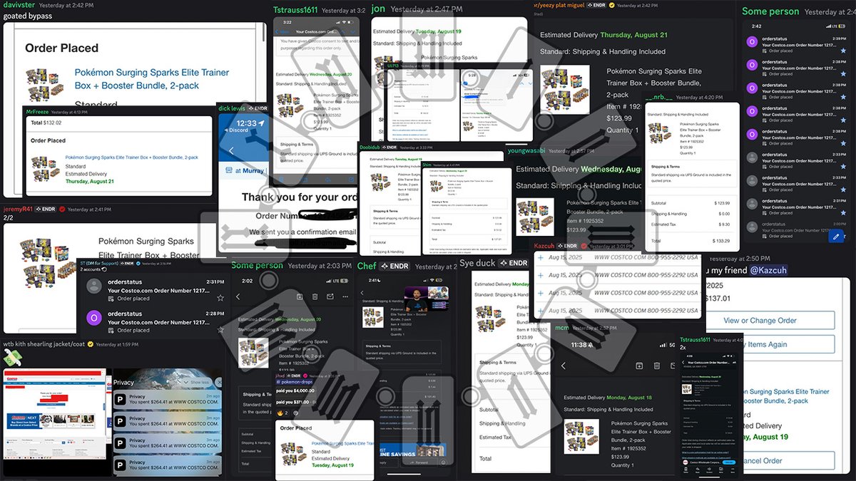 This is only the beginning of a massive Surging Sparks Re-print...

Easy $120 Profit Per Bundle Thanks to our Monitors &amp; Bypass 

Join the team before the next restock... whop.com/c/endurance/jo…