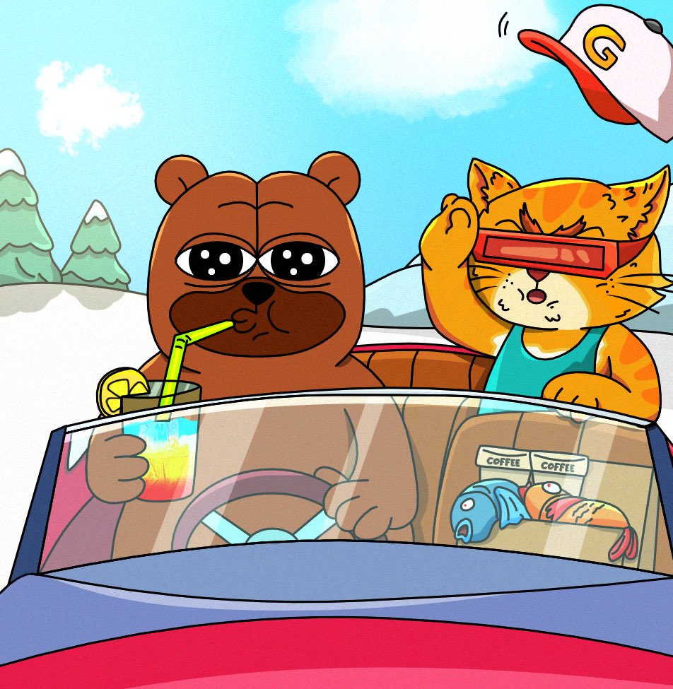 Bearycoin's tweet image. Making memories with cyclops 🥤