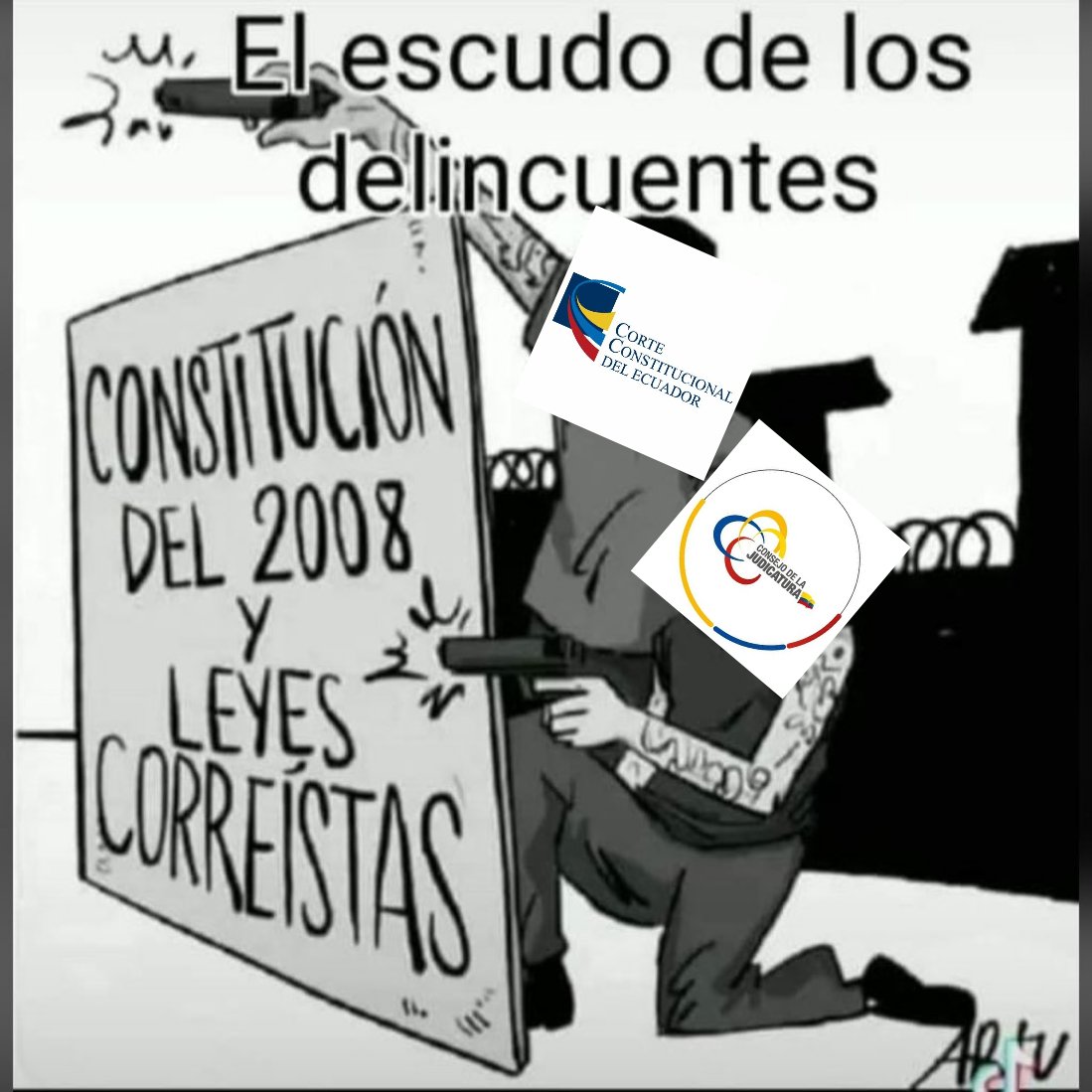 MemesDelMijinOr's tweet photo. #ULTIMAHORA
La realidad de la justicia en el Ecuador .. Mientras no se saque a los jueces Corruptos que liberan a las criminales con medidas sustitutivas, no habrá paz en las calles del Ecuador.
Por eso deben hacer una limpieza total en la Justicia y en la Fiscalia. https://t.co/YmPoI7sdEe