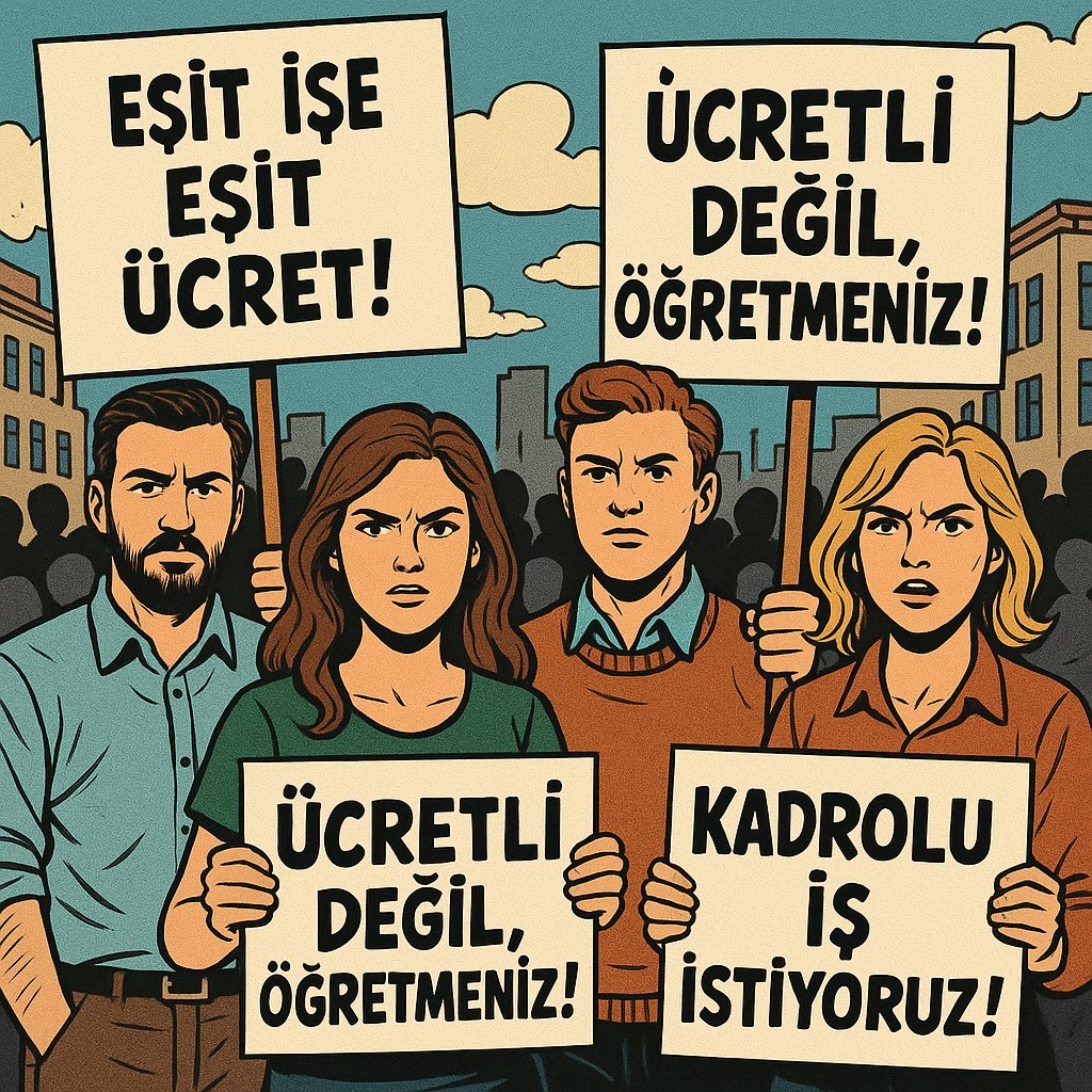 <a href="/NOVAtvmedya/">NOVA TV / Ekrem Pehlivan</a> Yıllardır ücretli öğretmenler devletin öğretmen açığını kapattı. Asgari ücret altı bir maaş ile çalıştırmak suçken devlet bizi yıllarca asgari ücreti bulmayan yevmiyelerle çalıştırdı.Emekli dahi olamıyoruz. Yıllarımız,ömrümüz gitti.Deneyimliyiz.Şu saatten sonra kadro bize haktır