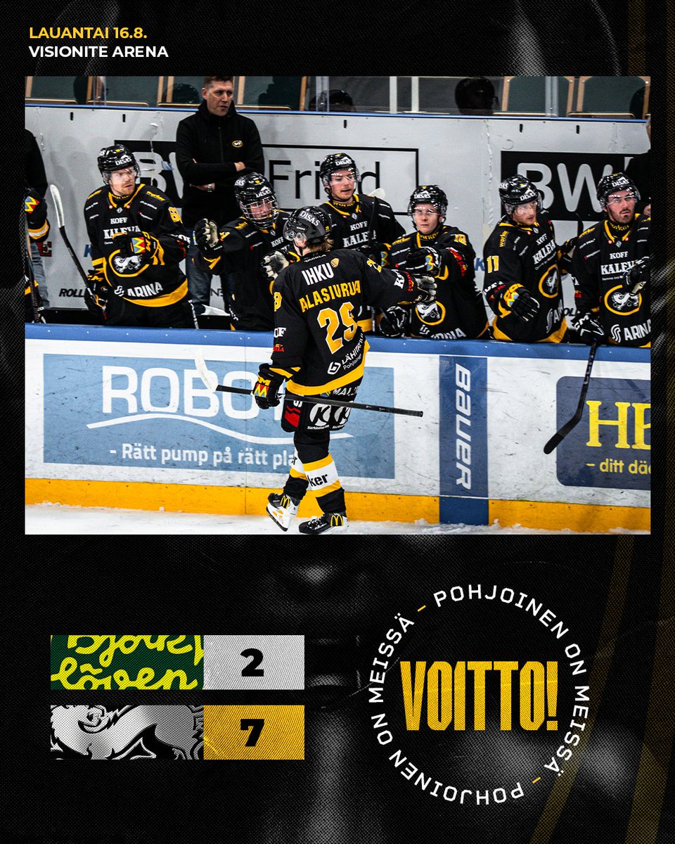 Voitto kotiin illan matsista! 🔥 Kiitos Umeå, nyt lähdetään kotimatkalle 🚌

Erityismainintana Björkin ilta, kotipaikkakunnalla 0+4 ja aikamoista dominointia kentällä😮‍💨

#Kärpät #Liiga