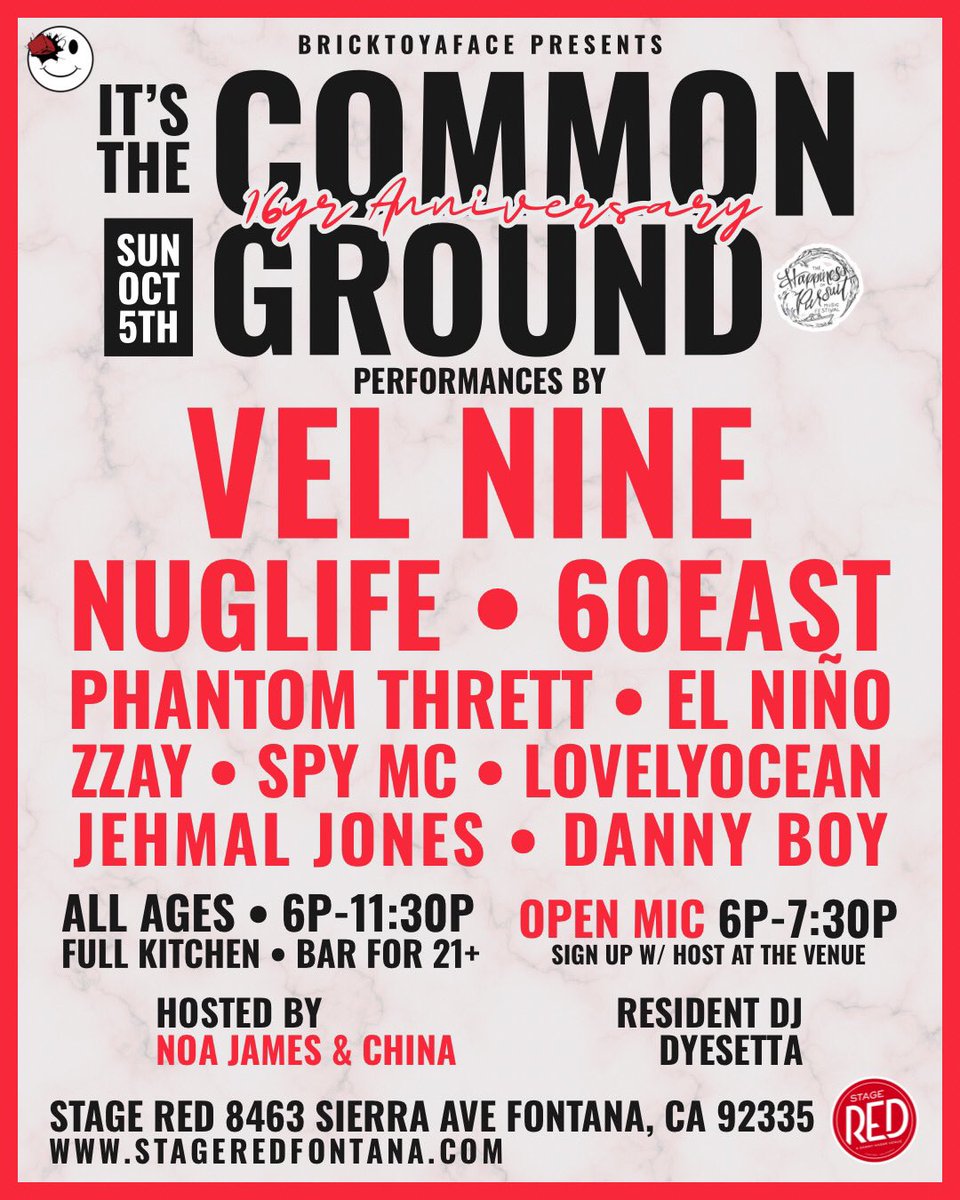 October 5th. I’m leaving it all up there, tickets available via Ticketmaster ticketmaster.com/vel-nine-fonta…