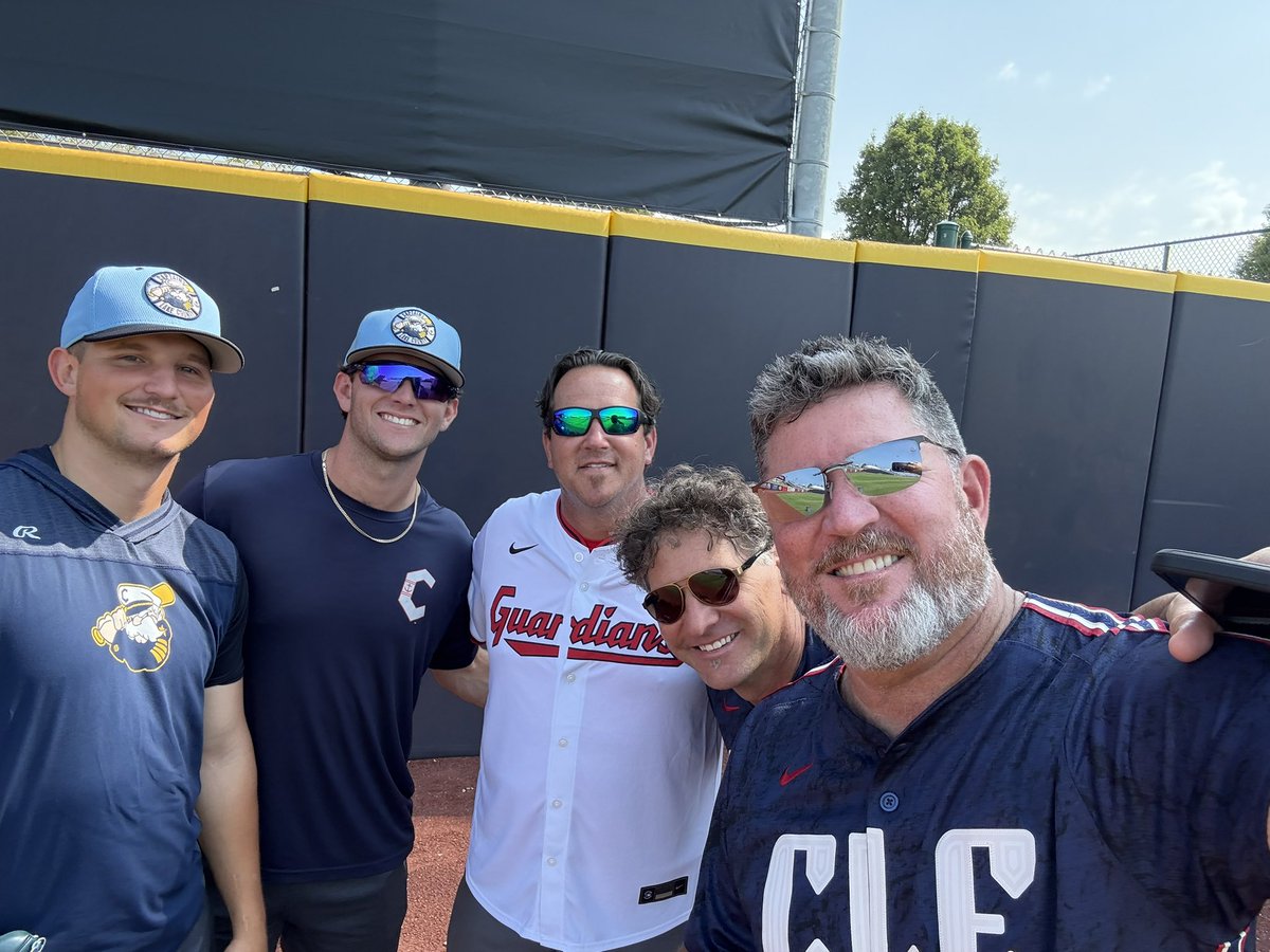 Matt Miller (@mattmiller59) on Twitter photo Hangin with some Captains!
<a href="/LCCaptains/">Lake County Captains</a> <a href="/JoshHarlow10/">Josh Harlow</a> <a href="/jstannymlber61/">Jason Stanford</a> <a href="/bbrouss23/">Ben Broussard</a> <a href="/cadenfavors2/">Caden Favors</a> <a href="/CleGuardians/">Cleveland Guardians</a> Hangin with some Captains!
<a href="/LCCaptains/">Lake County Captains</a> <a href="/JoshHarlow10/">Josh Harlow</a> <a href="/jstannymlber61/">Jason Stanford</a> <a href="/bbrouss23/">Ben Broussard</a> <a href="/cadenfavors2/">Caden Favors</a> <a href="/CleGuardians/">Cleveland Guardians</a>