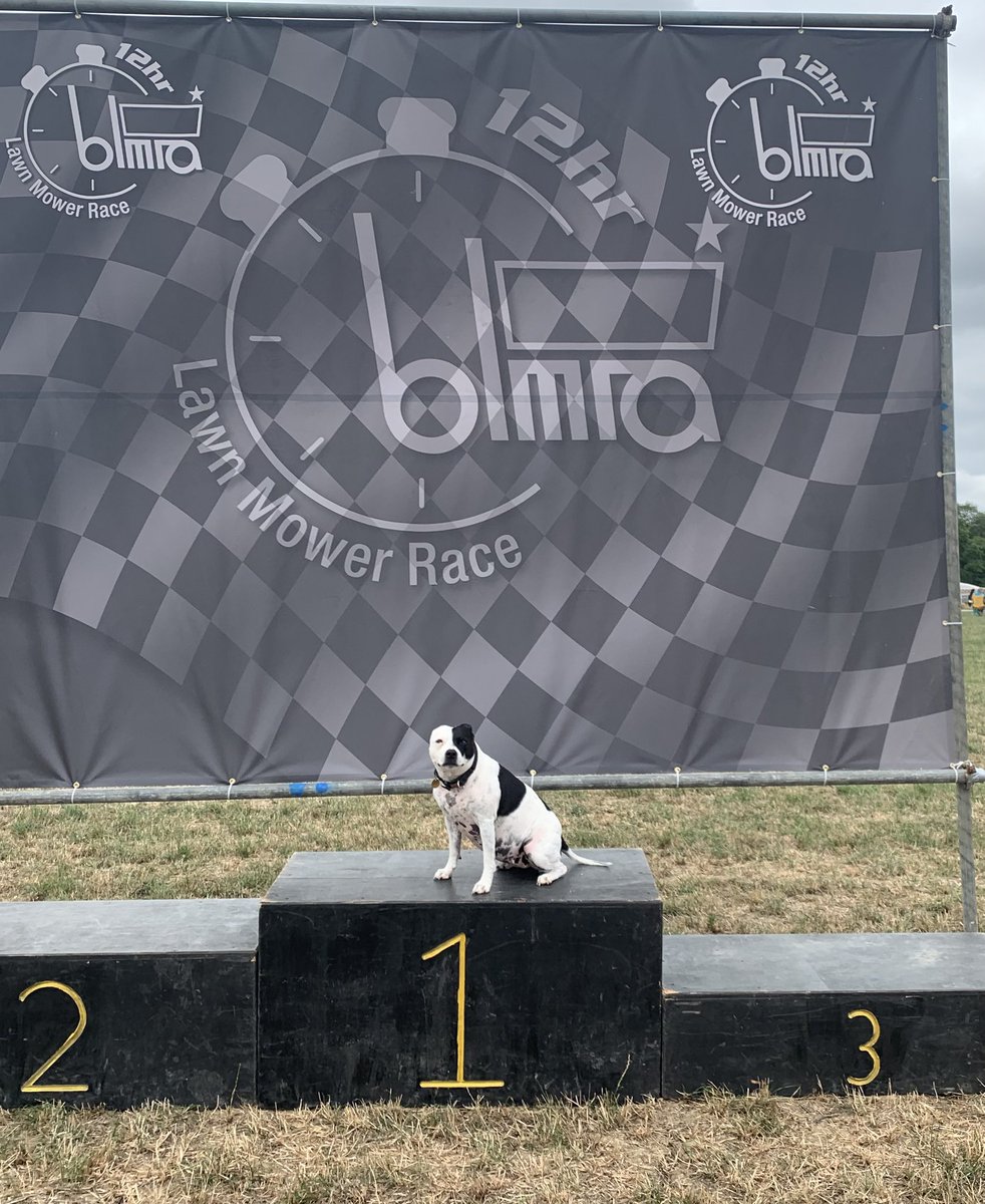 Winner, winner chicken dinner. Settling in for a 12 hr lawn mower race <a href="/BLMRA/">BLMRA</a> #StaffieSaturday