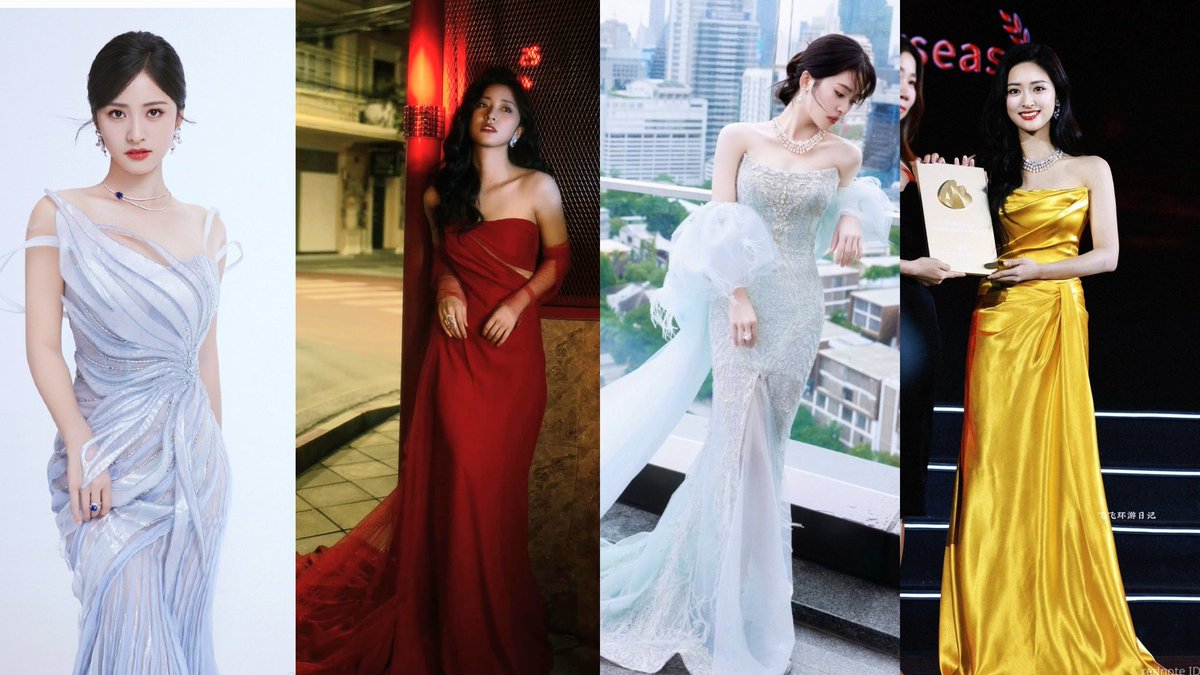 shenyue_holic's tweet photo. she served us 4 LOOKS for one single event...she slayed each and every one of them

#ShenYue #เสิ่นเยว่ #WeiboGala2025xShenYue 
#WeiboCulturalExchangeNight2025 https://t.co/RlkddHr3zC