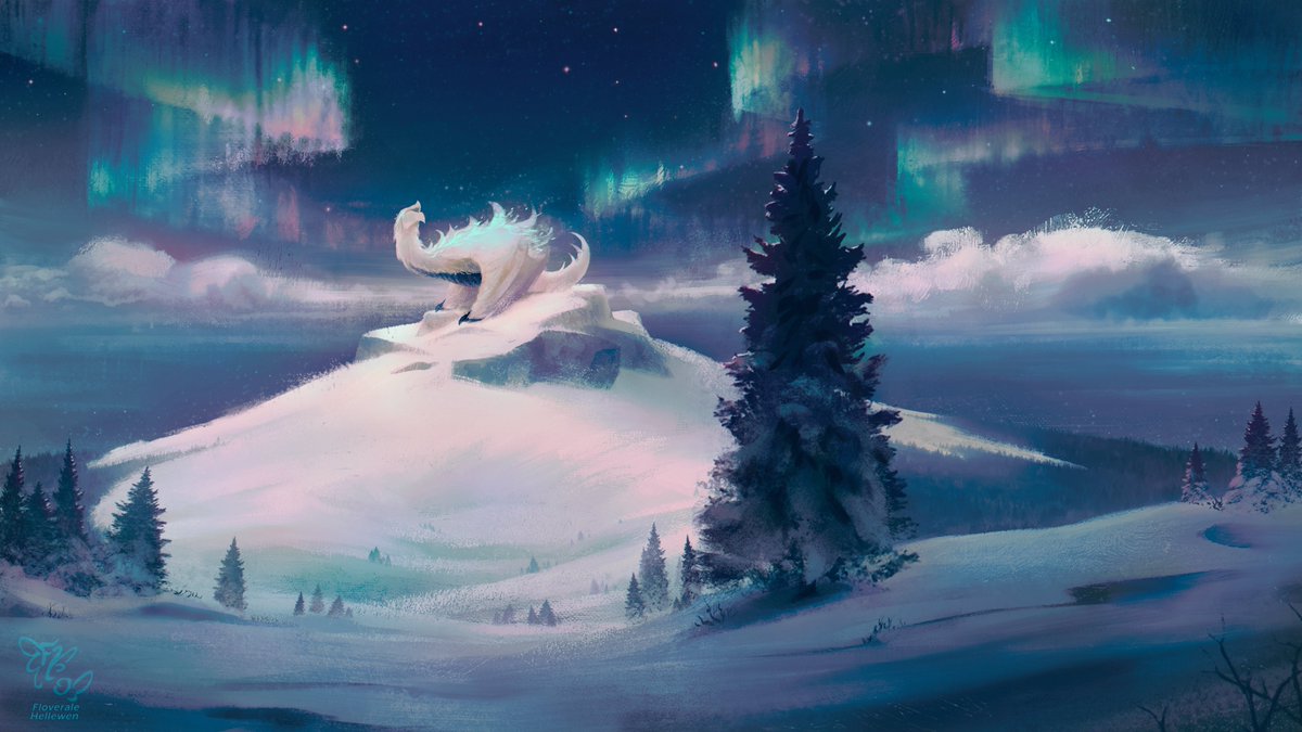 #Smaugust #7

Here be dragon who breathes the northern light

#artchallenge #smaugust2025