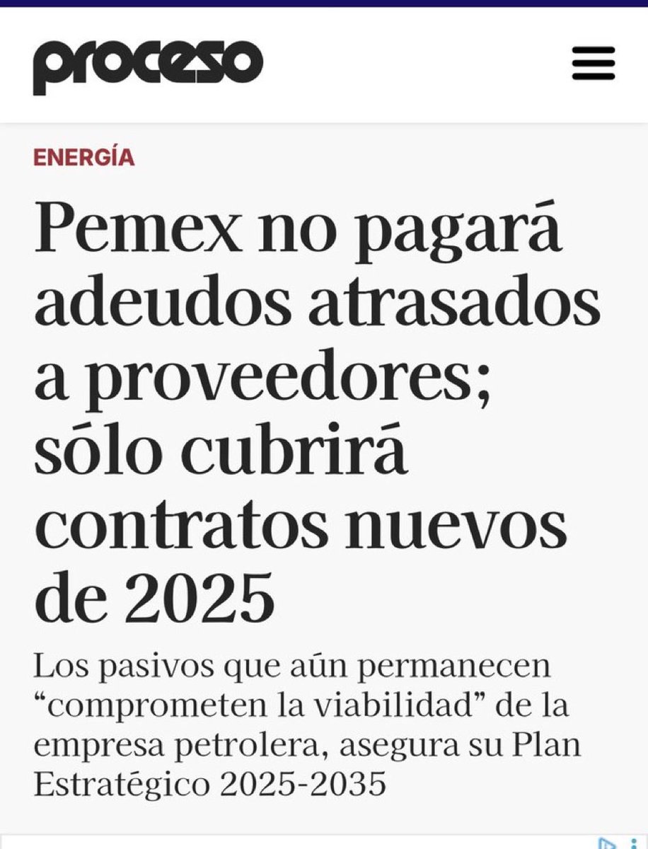 Mario Di Costanzo (@mario_dico50) on Twitter photo 🔴 La deuda de <a href="/Pemex/">Petróleos Mexicanos</a> ya genera desabasto de gasolina , despidos y cierres de empresas y aún así NO pagará a sus proveedores . El gobierno y Pemex están en quiebra . 🔴 La deuda de <a href="/Pemex/">Petróleos Mexicanos</a> ya genera desabasto de gasolina , despidos y cierres de empresas y aún así NO pagará a sus proveedores . El gobierno y Pemex están en quiebra .