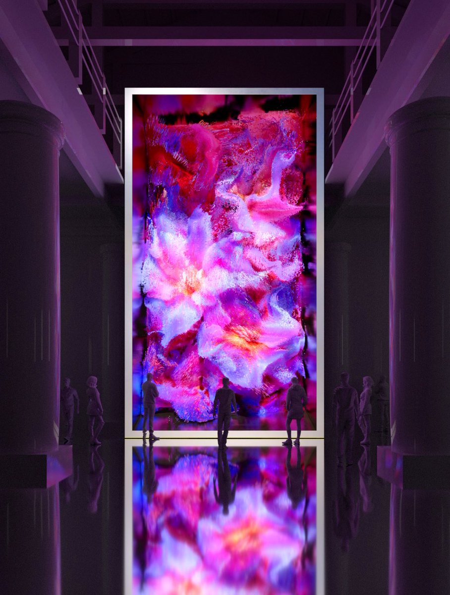 Biome Lumina color space is absolutely fresh! Experimenting with our new LED wall technology at <a href="/DatalandMuseum/">Dataland</a> and will share more next week :)