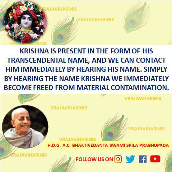 vrajaviharinis's tweet image. 😇🤩 ACHARYA VANI 😇🤩
#jaisrilaprabhupada #srilaprabhupada #acharayavani #quote #quotes #quotesdaily #quoteoftheday #quotesoftheday