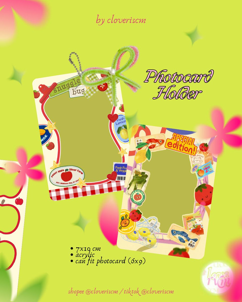 🌟photocard holder by cloveriscm🌟

[ ❗HELPS RT &amp; LIKE ❗ ]

✿⁠ ready stock di 🍊 id.shp.ee/79ezoEA
✿⁠ start from 71k

kalau berkenan bisa langsung dm atau check profile toko 🍊❕