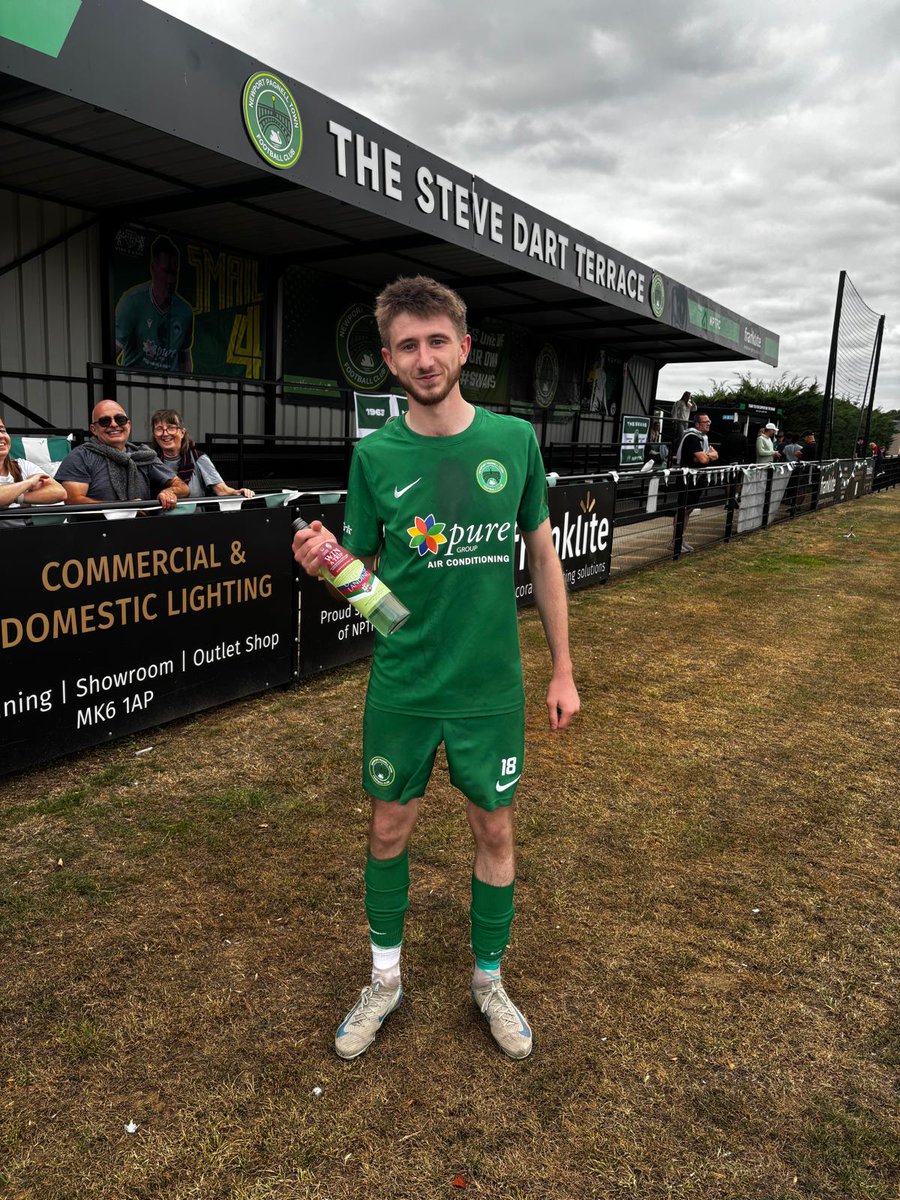 nptfc's tweet image. Today’s Man of the Match is Jacob Williamson.

A big thank you to his sponsor, The Dove

#NPTFC #NewportPagnellTown #UpTheSwans #TheDove