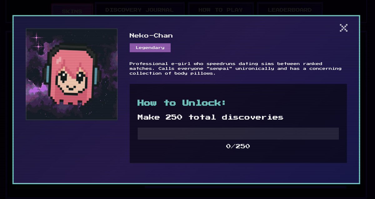 Jason Bartz (@jsnbrtz) on Twitter photo New Legendary skin just dropped 👀 #uwuvoice #IndieGameDev New Legendary skin just dropped 👀 #uwuvoice #IndieGameDev