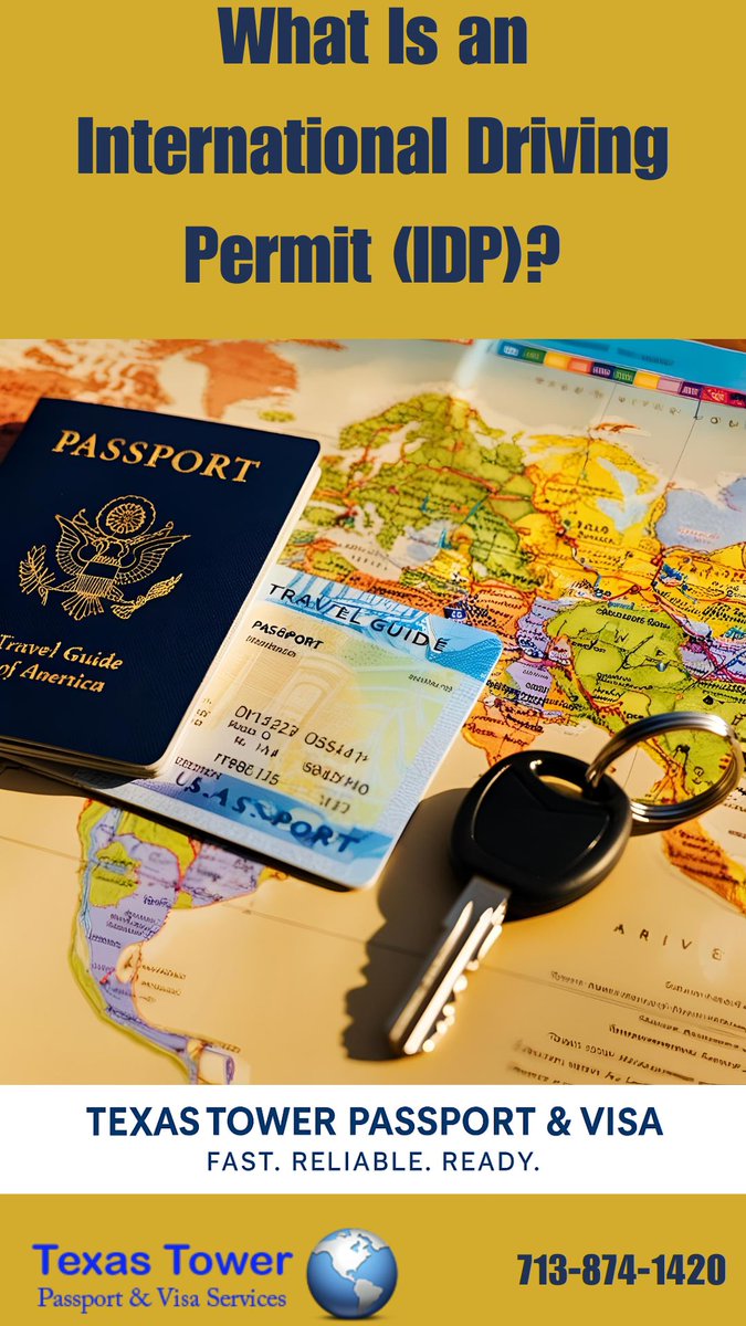 txtpassportvisa's tweet photo. Driving in France? Japan? Brazil? You might need an International Driving Permit (IDP) to legally drive abroad.
An IDP translates your U.S. license into multiple languages—valid in 150+ countries. Let us help you get one fast. #InternationalDrivingPermit #DrivingInFrance #DrivingInJapan