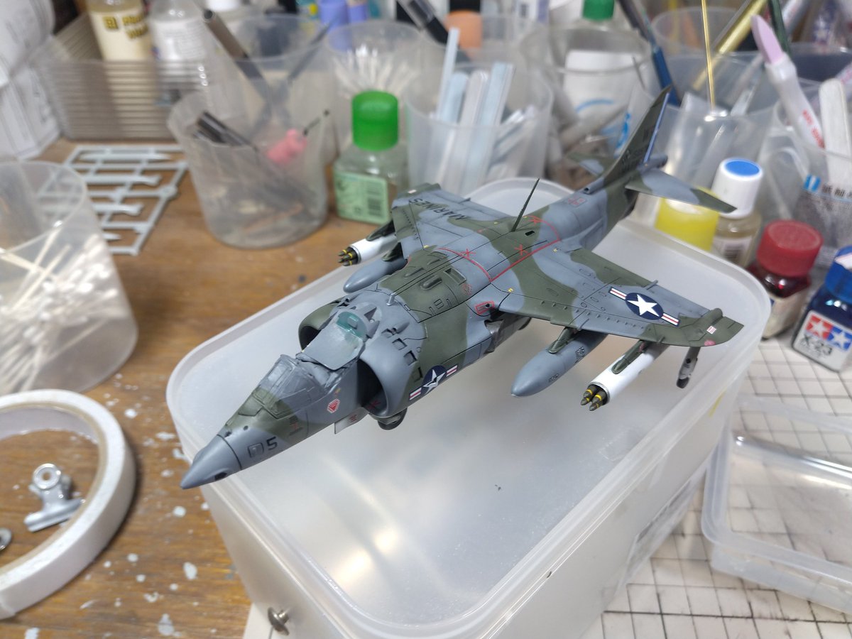 zvl00680's tweet photo. 盆休み中に完成させるつもりやったんやが…😑
#AV8A https://t.co/jgKla2Psmx