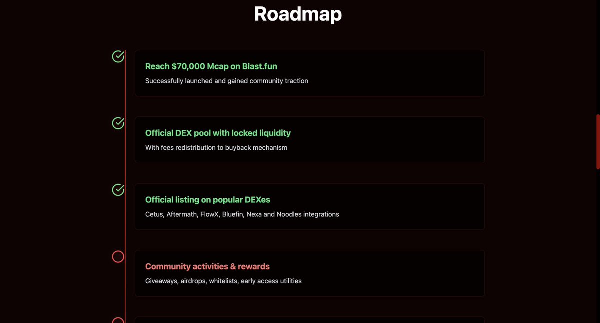 I bought some $BLAST on sui network. It's a fair launch platform and the first token bonded on. Their website looks promising and honestly, Sui has always some good plays! 

They recently burned the %15 of total supply, I see 1M mcap possibility in following days if the market
