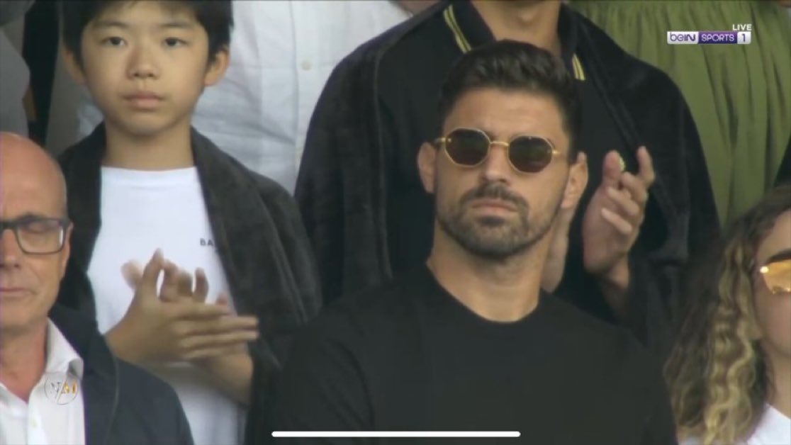 xKGx__'s tweet photo. Rúben Neves in the stands during the tribute to his friend Diogo Jota ❤️🇵🇹 https://t.co/exTUjt3a1z