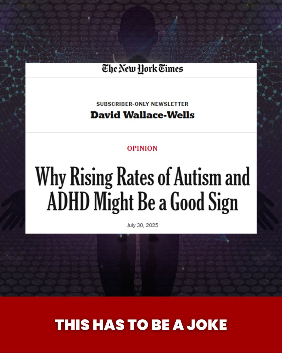 Yes, The New York Times REALLY posted this on July 30, 2025.

What do you think about their "opinion"?