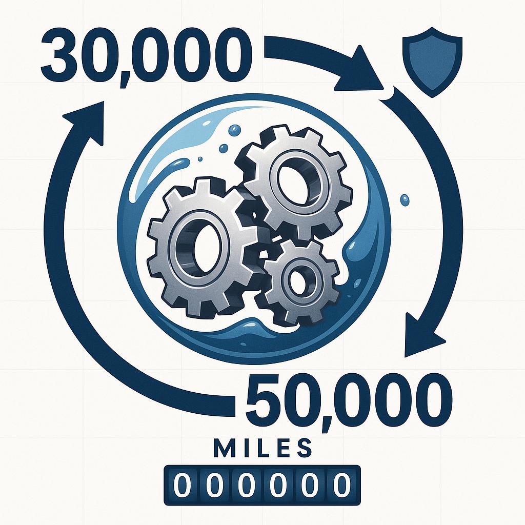 PrecisionDiagn5's tweet image. Replace differential fluid every 30-50k miles to prevent costly gear damage. Check your manual for exact intervals - this simple service protects your vehicle and saves money long-term. #CarMaintenance #DifferentialService #PreventiveMaintenance
