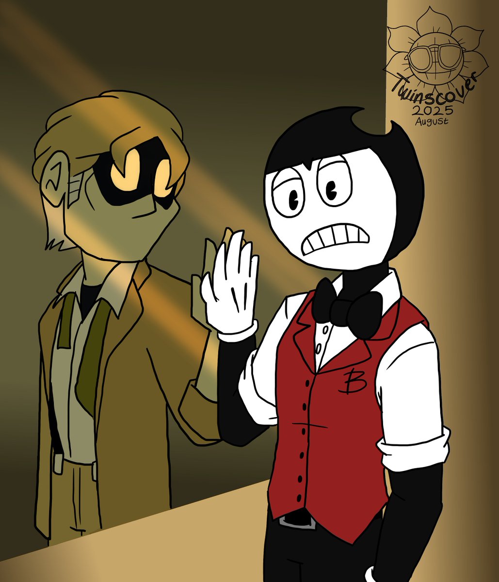 twinscover12's tweet photo. Day 16 of The Ink Demonth 2025, Theory.
Made this from old theory where Bendy in BATDR is Henry Stein (this before BATDR release).
#theinkdemonth #bendyandtheinkmachine #bendyandthedarkrevival #batim #batdr #batimau #moderntoonau https://t.co/9tk8czc838