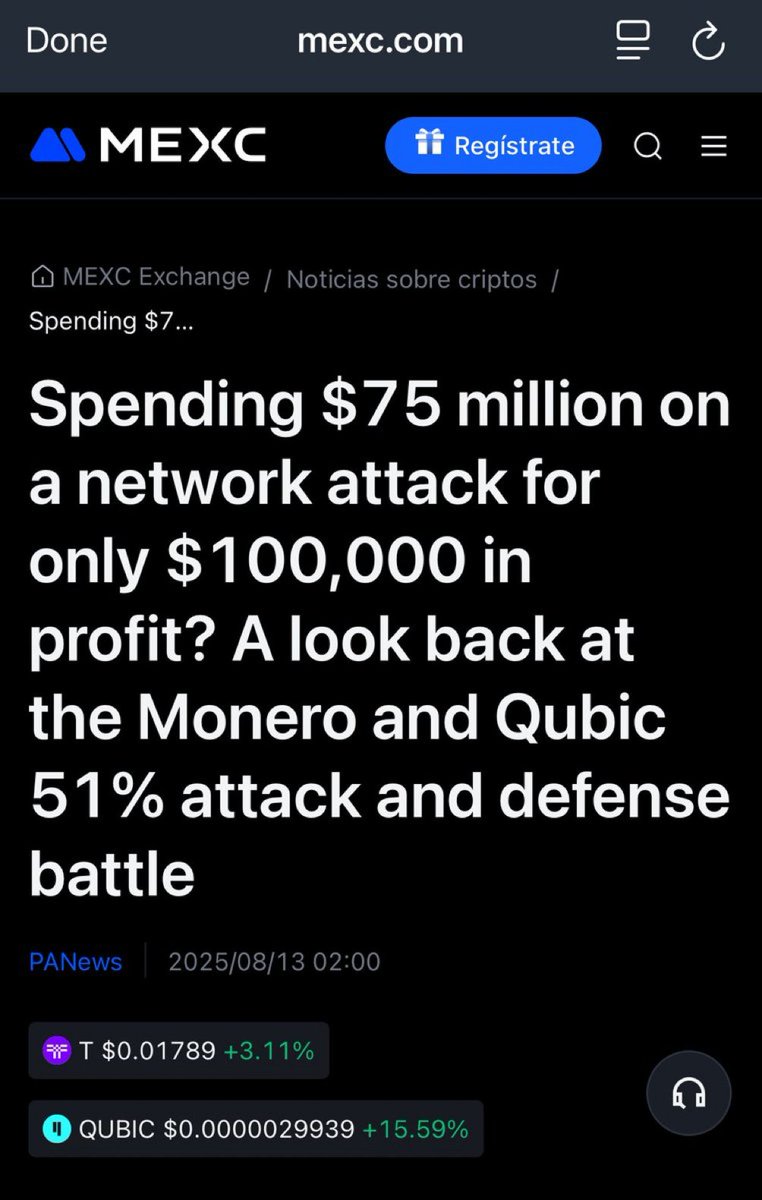 janabantergirl's tweet photo. 🚨 Debunking the $75M/Day Myth: Qubic's Monero Mining Cost Exposed! 🚨

You've heard the wild claims: $Qubic spent $75 million PER DAY to dominate 51% of Monero's hash rate? 

Total nonsense! This amount stems from the cloud rental estimate.

Let's break it down with facts from the source 👇