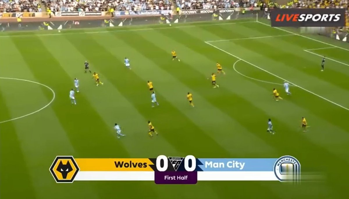 Wolves vs Manchester city has kicked off