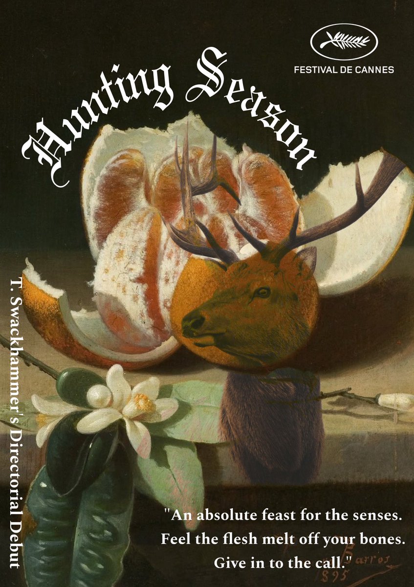 A film {see: book} about endings, but also beginnings happening at the same time. Dead flesh &amp; nectarines. Things taken &amp; inexplicably returned, by things without hands.
For fans of: Monstrilio, Our Wives Under the Sea, Tender is the Flesh, etc.
#PosterPit #PosterPitA #AG #H #SPF
