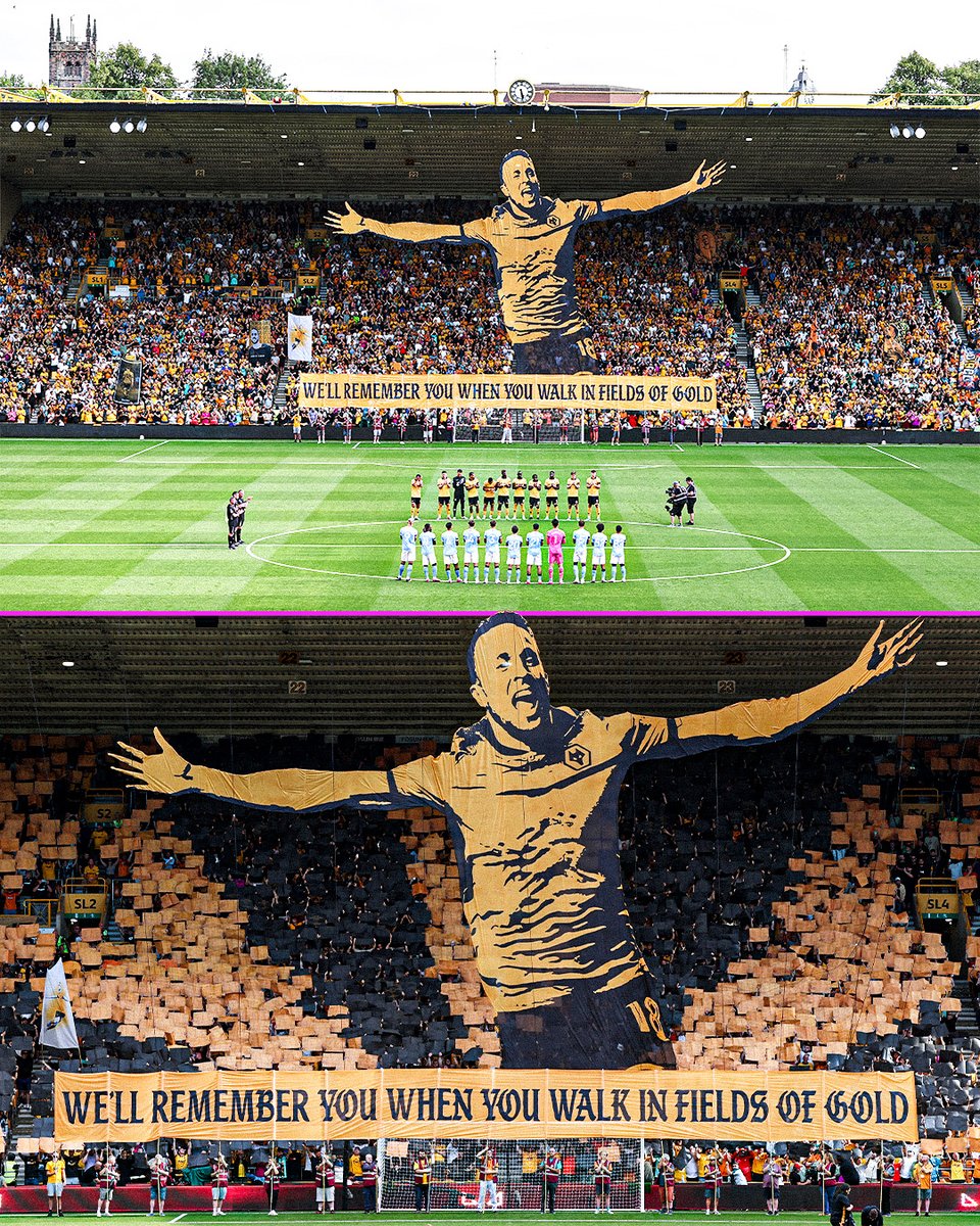 Wolves’ tifo in remembrance of former player Diogo Jota was incredible 🙏