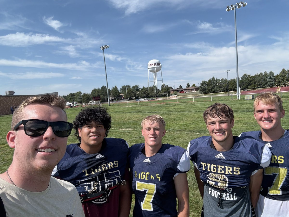 Great practice report from DCS Football practice. Including some quotes from (left to right) Carlos Diaz, Dante Horner, Ethan Latta, and Breck Horner. 

Also Coach Mike Spargo gives us his thoughts early on. Be sure to check it out on RPAC Rundown Overtime later today. ⚫️🟡