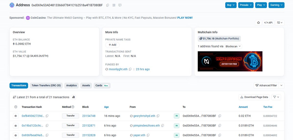Moonlyght🌙 (@moonlyght_eth) on Twitter photo We raised a total of 0.3982 ETH from 21 different people to help <a href="/Brongis9163/">Brongis 👾🦍</a> get his mutant back. <a href="/ernestleedotcom/">Ernest Lee 🦍</a> stepped in and bought the mutant directly, so as a community we decided to send all we raised directly to Ernest! Thank you to all who contributed. Apes together We raised a total of 0.3982 ETH from 21 different people to help <a href="/Brongis9163/">Brongis 👾🦍</a> get his mutant back. <a href="/ernestleedotcom/">Ernest Lee 🦍</a> stepped in and bought the mutant directly, so as a community we decided to send all we raised directly to Ernest! Thank you to all who contributed. Apes together