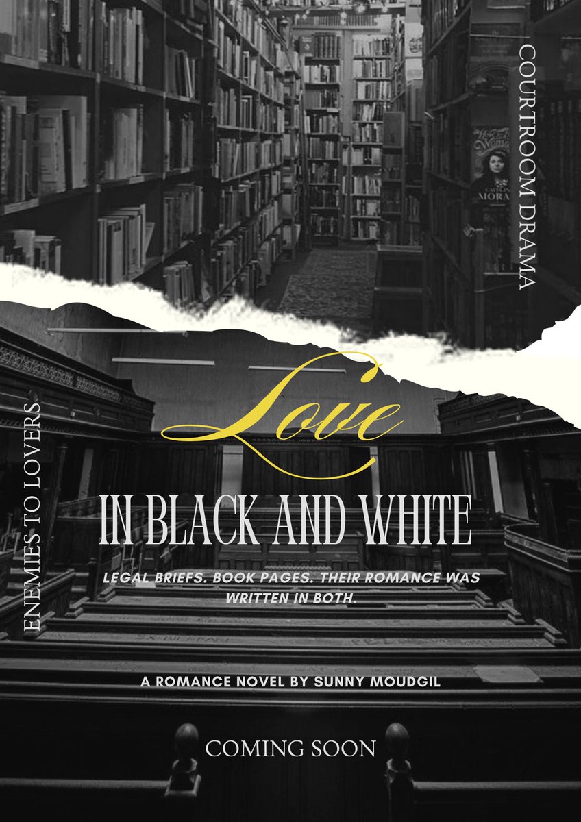 A bookstore owner and an anti-reader clash in a messy lawsuit after she attacks his store. But the evidence is clear: they’re both guilty…of falling for each other.

📚 tons of books
🔪 enemies to lovers 👀
😏 see you in “court”

#PosterPit #W #A #C #R
